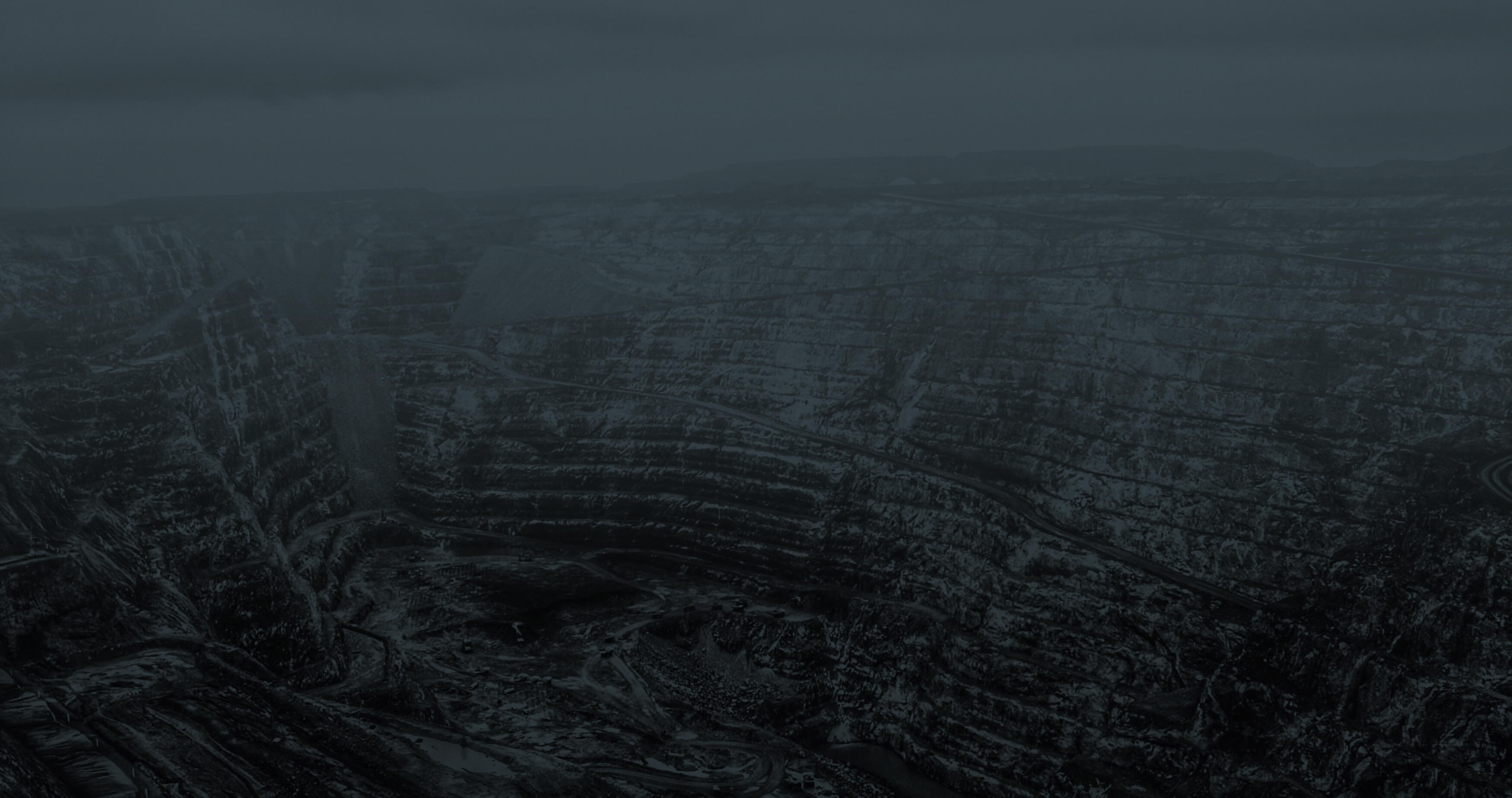 A faded background of a mine